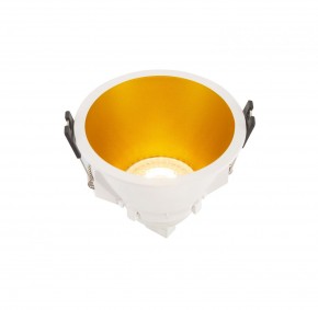 DK3026-WG Встраиваемый светильник, IP 20, 10 Вт, GU5.3, LED, белый/золотой, пластик в Сысерти - sysert.mebel24.online | фото 3