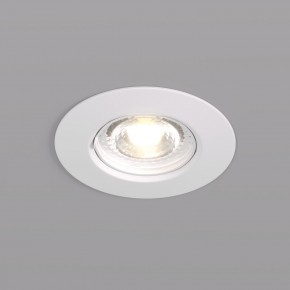 DK3028-WH Встраиваемый светильник, IP 20, 10 Вт, GU5.3, LED, белый, пластик в Сысерти - sysert.mebel24.online | фото 1