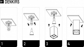 DK3030-WH Светильник накладной IP 20, 10 Вт, GU5.3, LED, белый, пластик в Сысерти - sysert.mebel24.online | фото 8