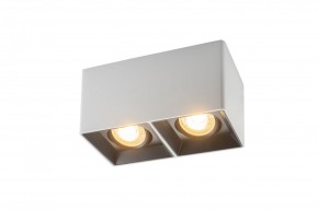 DK3035-WB Светильник накладной IP 20, 10 Вт, GU5.3, LED, белый/черный, пластик в Сысерти - sysert.mebel24.online | фото 1
