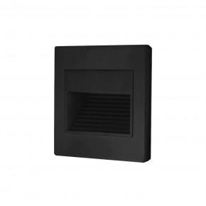DK3050-BK Светильник встраиваемый в стену, IP 20, LED 3000, 1 Вт, черный пластик в Сысерти - sysert.mebel24.online | фото