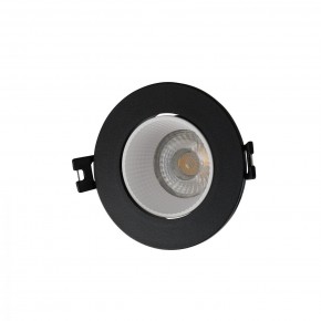 DK3061-BK+WH Встраиваемый светильник, IP 20, 10 Вт, GU5.3, LED, черный/белый, пластик в Сысерти - sysert.mebel24.online | фото 1
