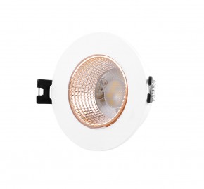 DK3061-WBR Встраиваемый светильник, IP 20, 10 Вт, GU5.3, LED, белый/бронзовый, пластик в Сысерти - sysert.mebel24.online | фото 1