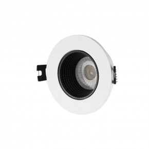 DK3061-WH+BK Встраиваемый светильник, IP 20, 10 Вт, GU5.3, LED, белый/черный, пластик в Сысерти - sysert.mebel24.online | фото 1