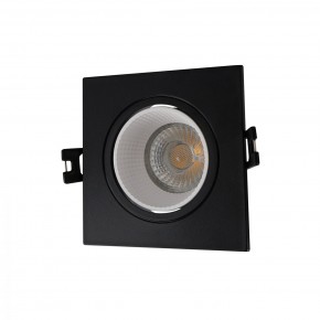 DK3071-BK+WH Встраиваемый светильник, IP 20, 10 Вт, GU5.3, LED, черный/белый, пластик в Сысерти - sysert.mebel24.online | фото