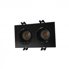 DK3072-BK Встраиваемый светильник, IP 20, 10 Вт, GU5.3, LED, черный/черный, пластик в Сысерти - sysert.mebel24.online | фото 1
