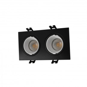 DK3072-BK+WH Встраиваемый светильник, IP 20, 10 Вт, GU5.3, LED, черный/белый, пластик в Сысерти - sysert.mebel24.online | фото 1