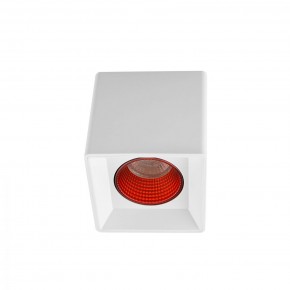 DK3080-WH+RD Светильник накладной IP 20, 10 Вт, GU5.3, LED, белый/красный, пластик в Сысерти - sysert.mebel24.online | фото 1