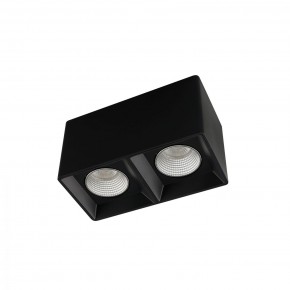 DK3085-BK+CH Светильник накладной IP 20, 10 Вт, GU5.3, LED, черный/хром, пластик в Сысерти - sysert.mebel24.online | фото 1