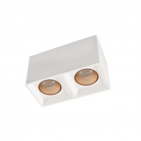 DK3085-WH+BR Светильник накладной IP 20, 10 Вт, GU5.3, LED, белый/бронзовый, пластик в Сысерти - sysert.mebel24.online | фото 1