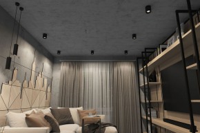 DK3090-BK+CH Светильник накладной IP 20, 10 Вт, GU5.3, LED, черный/хром, пластик в Сысерти - sysert.mebel24.online | фото 2