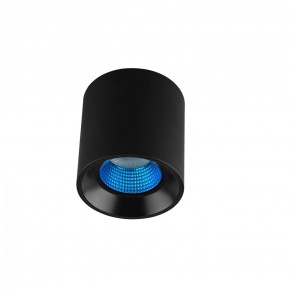 DK3090-BK+CY Светильник накладной IP 20, 10 Вт, GU5.3, LED, черный/голубой, пластик в Сысерти - sysert.mebel24.online | фото