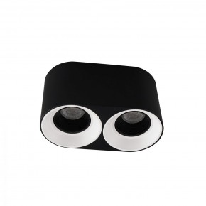 DK3096-BW+BK Светильник накладной IP 20, 10 Вт, GU5.3, LED, черно-белый/черный, пластик в Сысерти - sysert.mebel24.online | фото