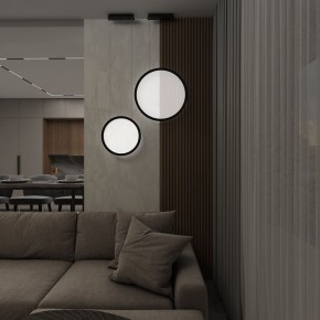 DK6606-BK Подвесной вертикальный светильник Veil со светодиодом H1700 d600 220V 48W 3000-6000K IP20 черный алюминий в Сысерти - sysert.mebel24.online | фото 7