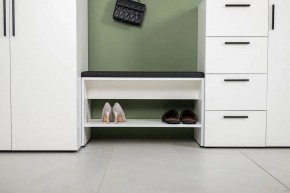 ЭЙР прихожая (модульная) Белый Шагрень в Сысерти - sysert.mebel24.online | фото 23