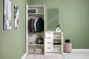 ЭЙР прихожая (модульная) Белый Шагрень в Сысерти - sysert.mebel24.online | фото 25