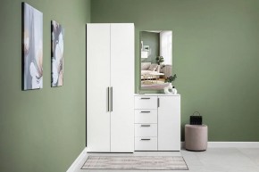 ЭЙР прихожая (модульная) Белый Шагрень в Сысерти - sysert.mebel24.online | фото 26
