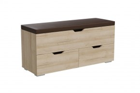 ФЛИНТ Диван (дуб ривьера/коричневый) в Сысерти - sysert.mebel24.online | фото 1
