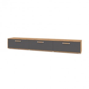 ФЛОРИДА Ф33 Тумба ТВ (дуб золотой/графит) в Сысерти - sysert.mebel24.online | фото