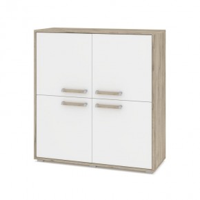 ФЛОРИДА Ф43 Комод (дуб серый/белый) в Сысерти - sysert.mebel24.online | фото