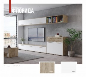 ФЛОРИДА Гостиная (модульная) дуб серый/белый в Сысерти - sysert.mebel24.online | фото