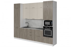 ФЬЮДЖИ Кухонный гарнитур Экстра (3000 мм) в Сысерти - sysert.mebel24.online | фото 4