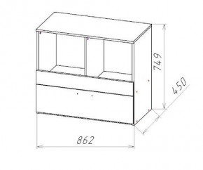ГЕОМЕТРИЯ ГМТ.08 комод в Сысерти - sysert.mebel24.online | фото 2