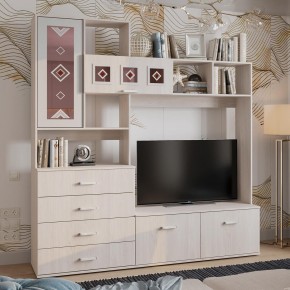 Гостиная Белла (модульная) ясень белый в Сысерти - sysert.mebel24.online | фото 15