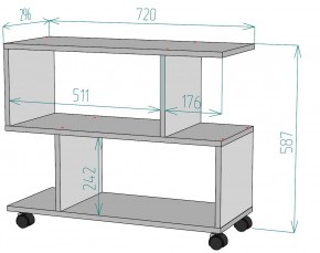 Журнальный столик TC36 в Сысерти - sysert.mebel24.online | фото 2