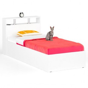 Камелия Кровать 0900, цвет белый, ШхГхВ 93,5х217х78,2 см., сп.м. 900х2000 мм., без матраса, основание есть в Сысерти - sysert.mebel24.online | фото 1