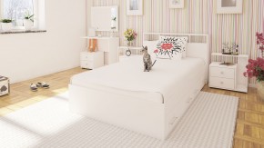 Камелия Кровать с ящиками 1200, цвет белый, ШхГхВ 123,5х217х78,2 см., сп.м. 1200х2000 мм., без матраса, основание есть в Сысерти - sysert.mebel24.online | фото 6