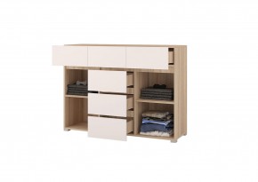 Комод 1200 АНТАЛИЯ (Сонома/Графит софт) в Сысерти - sysert.mebel24.online | фото 2