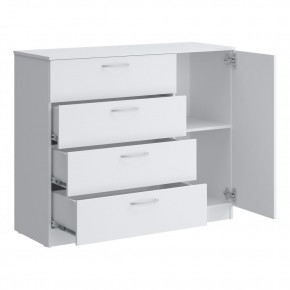 Комод 1200 Париж (Белый тиснение) в Сысерти - sysert.mebel24.online | фото 3