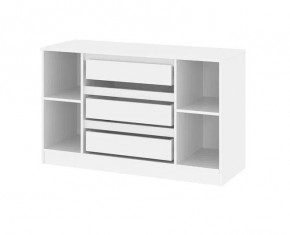 Комод 1200 Парус (Белый/Графит) в Сысерти - sysert.mebel24.online | фото 2
