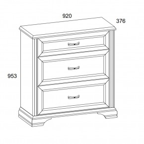 Комод 3S, MONAKO, цвет Сосна винтаж/дуб анкона в Сысерти - sysert.mebel24.online | фото 2