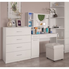 Комод 800 Париж (Белый тиснение) в Сысерти - sysert.mebel24.online | фото 5
