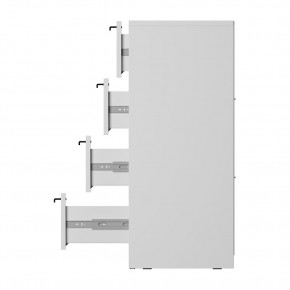 Комод Айрон КМ-02 (белый) в Сысерти - sysert.mebel24.online | фото 7