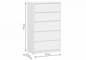 Комод Идена КМ06-700 в Сысерти - sysert.mebel24.online | фото 4