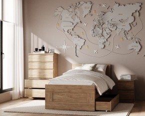 Комод КАСТОР с пятью ящиками, цвет Дуб Сонома в Сысерти - sysert.mebel24.online | фото 3