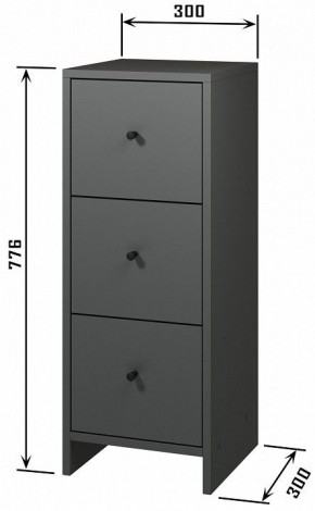 Комод Квадро в Сысерти - sysert.mebel24.online | фото 4
