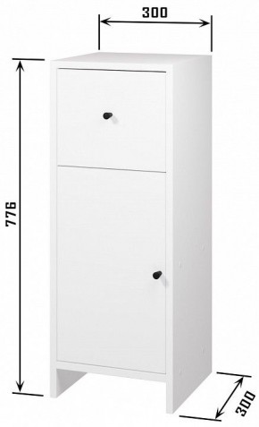 Комод Квадро в Сысерти - sysert.mebel24.online | фото 3
