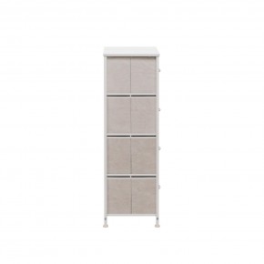 Комод Leset Линкс 4 ящ. (к/з), Каркас Белый, ящики Белые в Сысерти - sysert.mebel24.online | фото 4