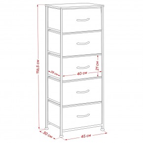 Комод Leset Линкс 5 ящ. (к/з), Каркас Белый, ящики Белые в Сысерти - sysert.mebel24.online | фото 8