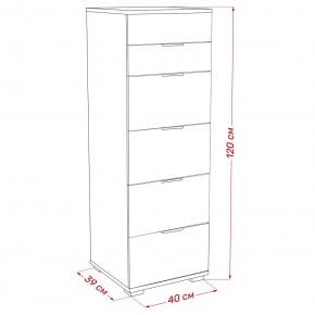 Комод Leset Наоми 6 в Сысерти - sysert.mebel24.online | фото 8