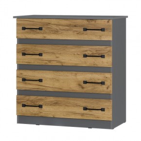 Комод Лофт (графит/крафт) в Сысерти - sysert.mebel24.online | фото