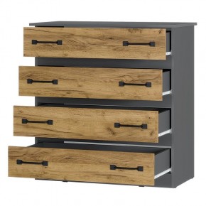 Комод Лофт (графит/крафт) в Сысерти - sysert.mebel24.online | фото 2
