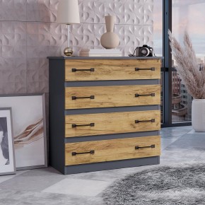 Комод Лофт (графит/крафт) в Сысерти - sysert.mebel24.online | фото 3