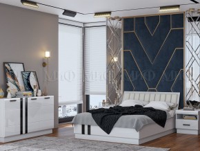 МАГНОЛИЯ Комод (Белый глянец/Белый) в Сысерти - sysert.mebel24.online | фото 3