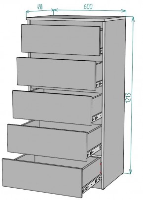 Комод Мальта K132 в Сысерти - sysert.mebel24.online | фото 2