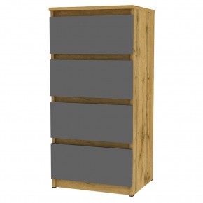 Комод Malta light K126 (ДВ-Графит) в Сысерти - sysert.mebel24.online | фото